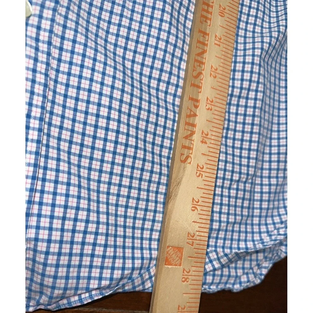 Polo Ralph Lauren Large‎ Short Sleeve Tattersall Check Plaid Button Down Classic